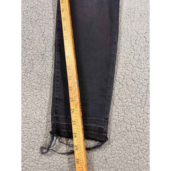 Closed Baker 1920 Slim Jeans Womens 29 Black Raw Hem Candiani Denim Made Italy - Picture 11 of 12